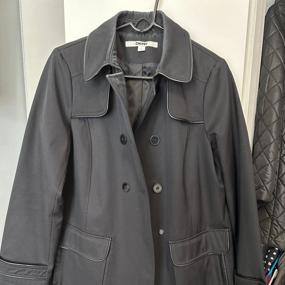 Trench Coat, Rain coat, black coat, spring jacket, fall coat, light trench